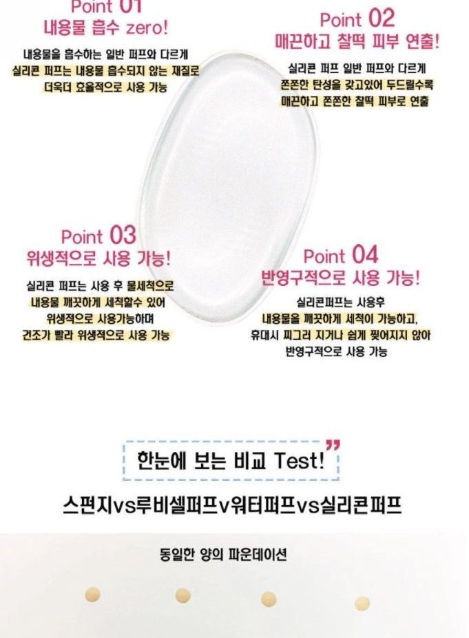 RiRe - Silicone Puff 1pc, 1 pc, 30 g, 8809410281526