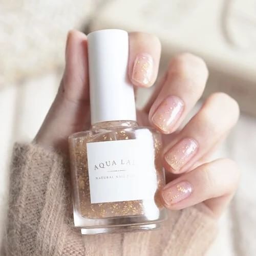 AQUA LALA - Gold Leaf Nail Polish, 15ml, 61 g, 4892021001903