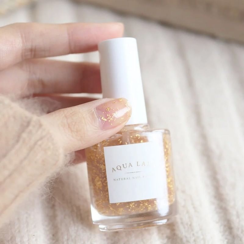 AQUA LALA - Gold Leaf Nail Polish, 15ml, 61 g, 4892021001903