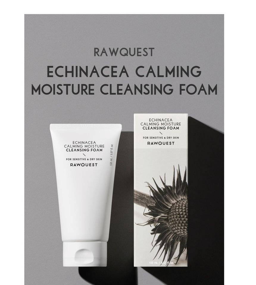 RAWQUEST - Echinacea Calming Moisture Cleansing Foam, 150ml, 199 g, 8806325628583