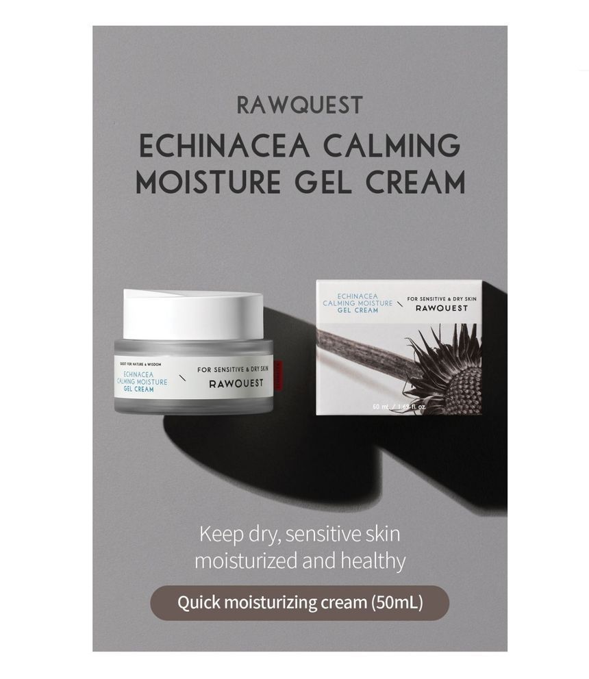 RAWQUEST - Echinacea Calming Moisture Gel Cream, 50ml, 50 g, 8806325626923