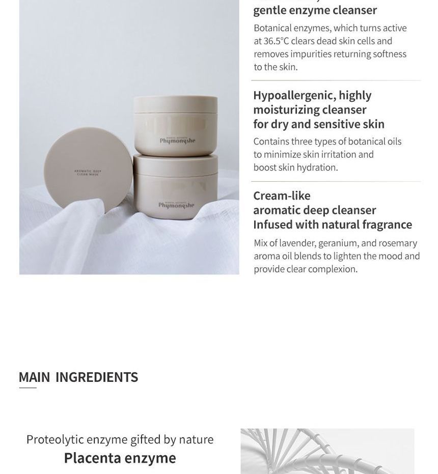 Phymongshe - Aromatic Deep Clean Mask Large, 200ml, 300 g, 8809254071956