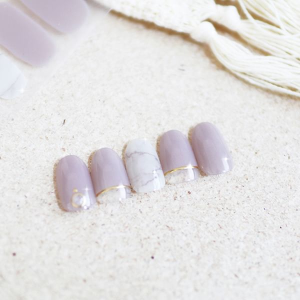 Lunacaca - Smog Nail Art Stickers, 24 pcs, 19 g, 4892021007904