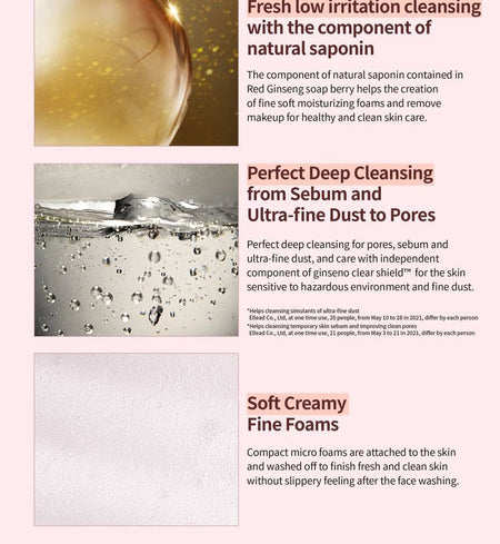 DONGINBI - Red Ginseng Micro Cleansing Foam, 150ml, 380 g, 8809650047524