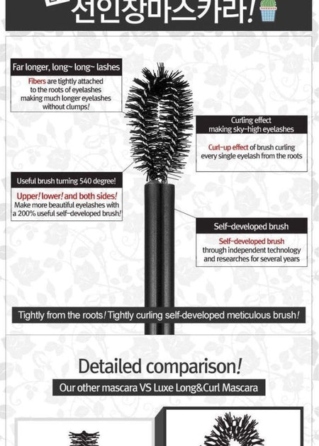 RiRe - Luxe Long & Curl Mascara, 8g, 25 g, 8809410280710