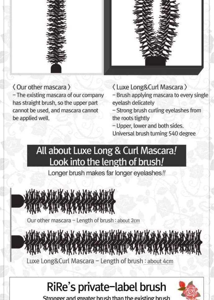 RiRe - Luxe Long & Curl Mascara, 8g, 25 g, 8809410280710