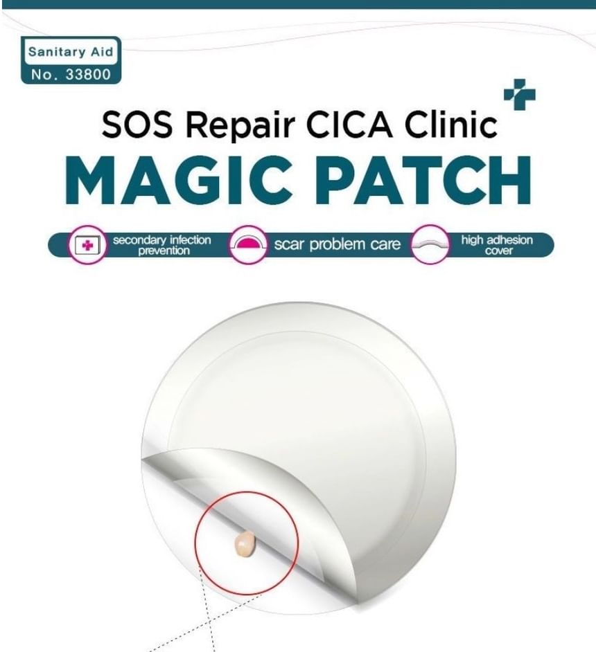 TOSOWOONG - SOS Repair Cica Clinic Acne Patch 66pcs, 1 pack x 66pcs, 20 g, 8809179102995