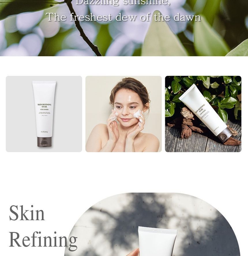 ElishaCoy - Skin Refining Snail Cleanser, 120g, 156 g, 8809266951857