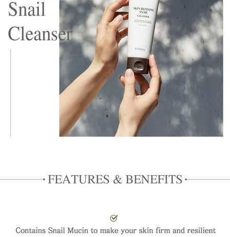 ElishaCoy - Skin Refining Snail Cleanser, 120g, 156 g, 8809266951857