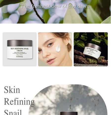 ElishaCoy - Skin Refining Snail Cream, 50g, 176 g, 8809266950935