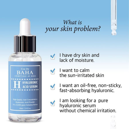 Cos De BAHA - H Hyaluronic Acid Serum, 60ml, 90 g, 8809240318072