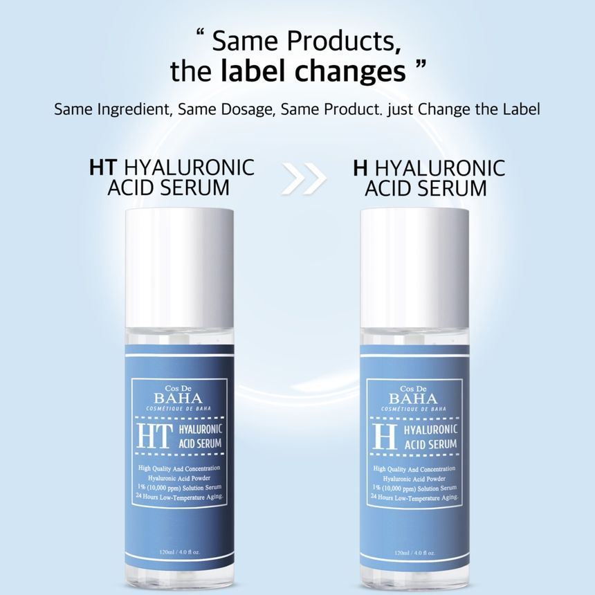 Cos De BAHA - H Hyaluronic Acid Serum Large, 120ml, 170 g, 8809240318317
