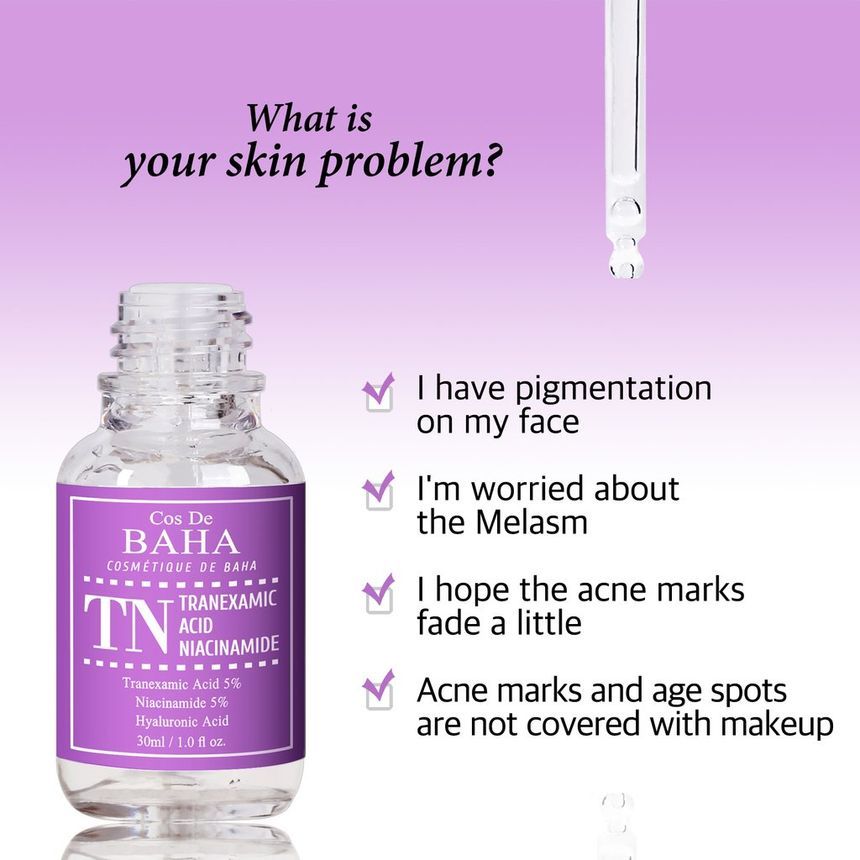 Cos De BAHA - TN Tranexamic Acid Niacinamide Serum, 30ml, 66 g, 8809240318492
