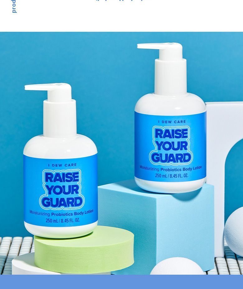 I DEW CARE - Raise Your Guard Moisturizing Probiotics Body Lotions, 250ml, 326 g, 8806190723017