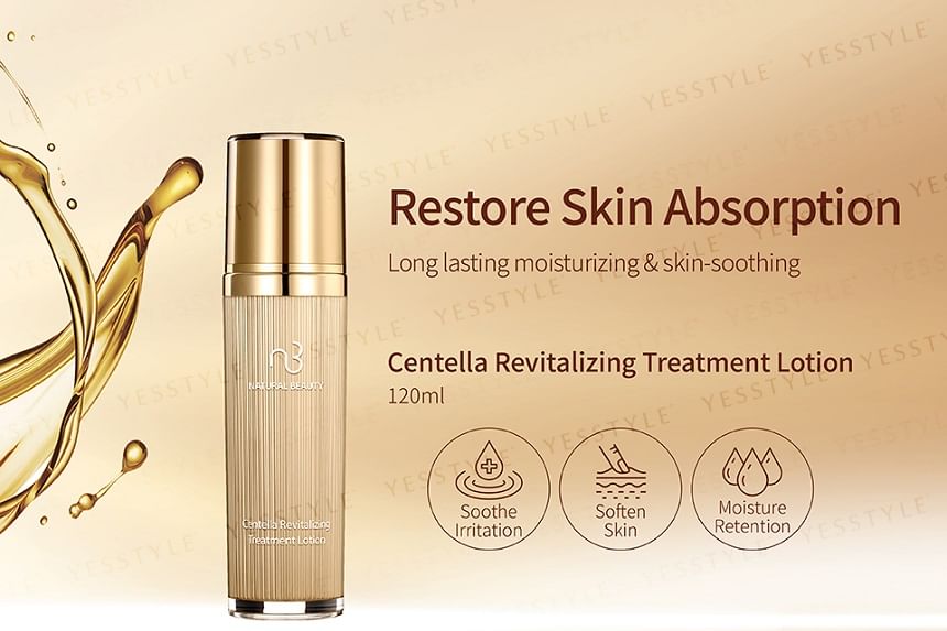 NATURAL BEAUTY - Centella Revitalizing Treatment Lotion, 120ml, 220 g, 4711665117731