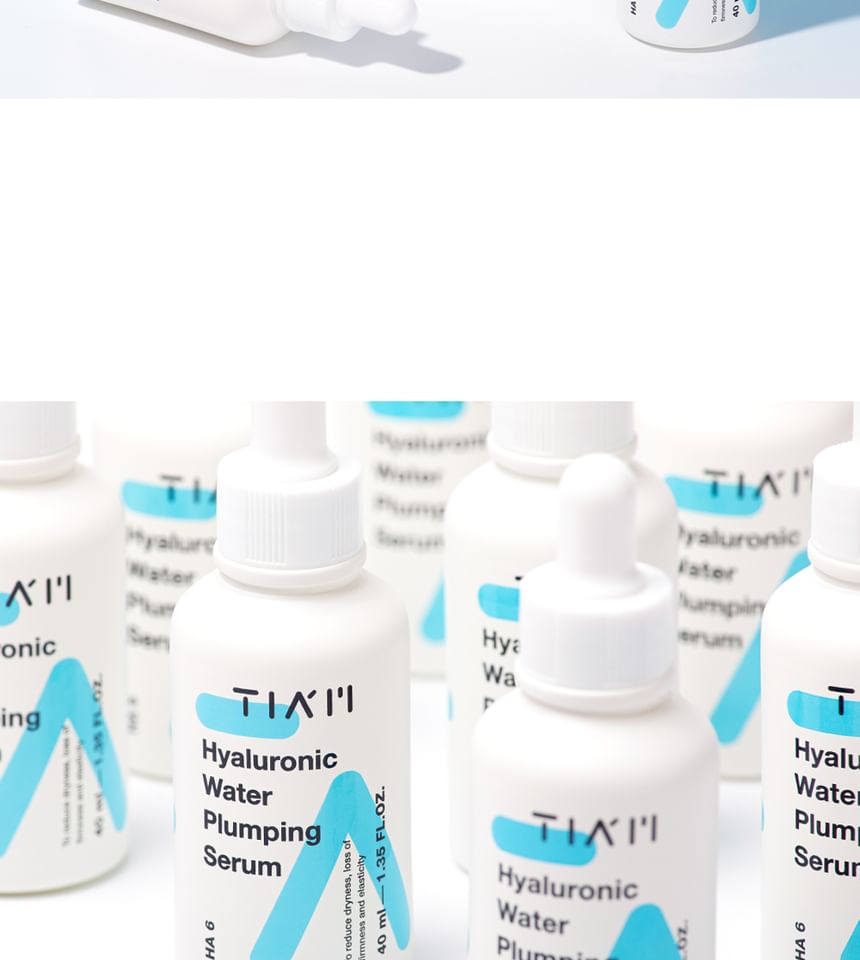 TIA’M - Hyaluronic Water Plumping Serum, Renewed - 40ml, 139 g, 8809416471853