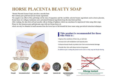 Dr.pro labo Japan - Premium Placenta Effect Gold Placenta Soap, 90g, 100 g, 4571430020037