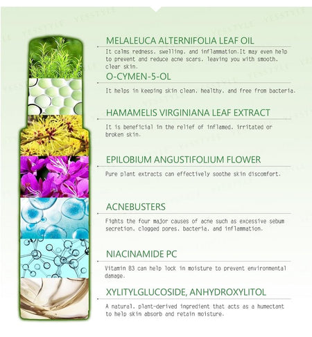 JOURDENESS - Jenduoste Tea Tree Oil-Control Moisturizing Lotion, 100ml, 250 g, 4712589345507