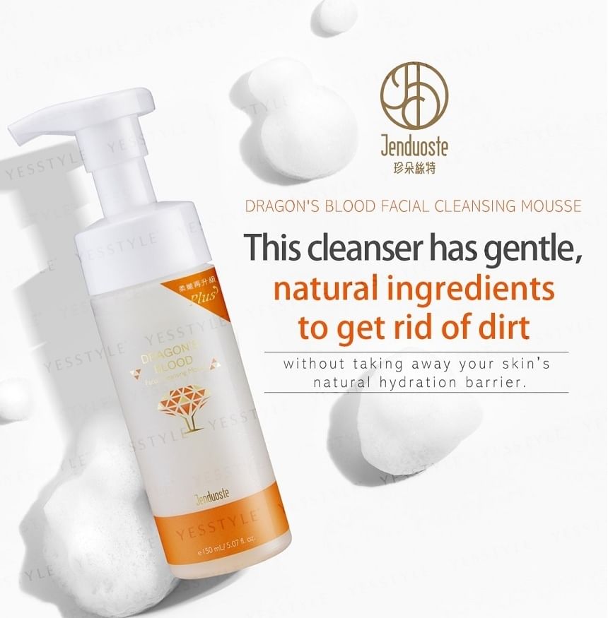 JOURDENESS - Jenduoste Dragon’s Blood Facial Cleansing Mousse, 150ml, 200 g, 4712589345224