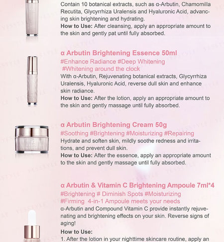 NATURAL BEAUTY - Arbutin Brightening Cream, 50g, 200 g, 4711665121035