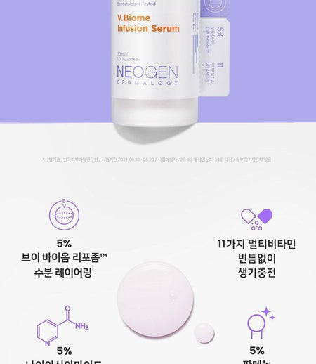 NEOGEN - Dermalogy V.Biome Infusion Serum, 30ml, 114 g, 8809653246399