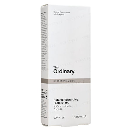 The Ordinary - Natural Moisturizing Factors & HA Emulsion, 100ml, 128 g, 769915193657