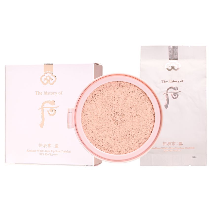 THE WHOO - Gongjinhyang Seol Radiant White Tone Up Sun Cushion Refill Only, 13g, 48 g, 8801051241495