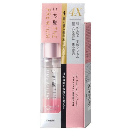 Kracie - Ichikami The Premium 4X Shine Shake Beauty Liquid Hair Oil, 60ml, 120 g, 4901417616654