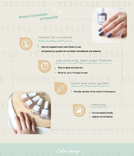 AQUA LALA - Sweet & Romance Nail Polish, 15ml, 61 g, 4892021001403