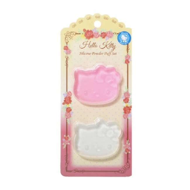 Daniel & Co. - Sanrio Hello Kitty Silicone Powder Puff Set, 2 pcs, 39 g, 4894239158498