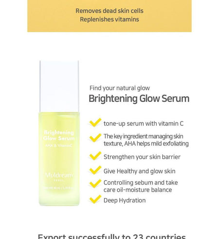 Muldream - Brightening Glow Serum, 40ml, 100 g, 8809443285782