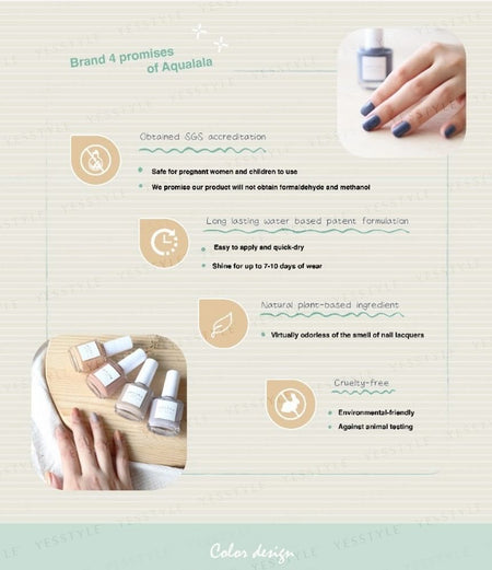 AQUA LALA - Peel Off Base Coat, 15ml, 62 g, 4892021001353