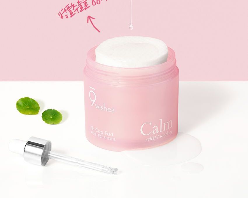 9wishes - pH Calm Cica Toner Pad, 70 pads, 340 g, 8809429958853