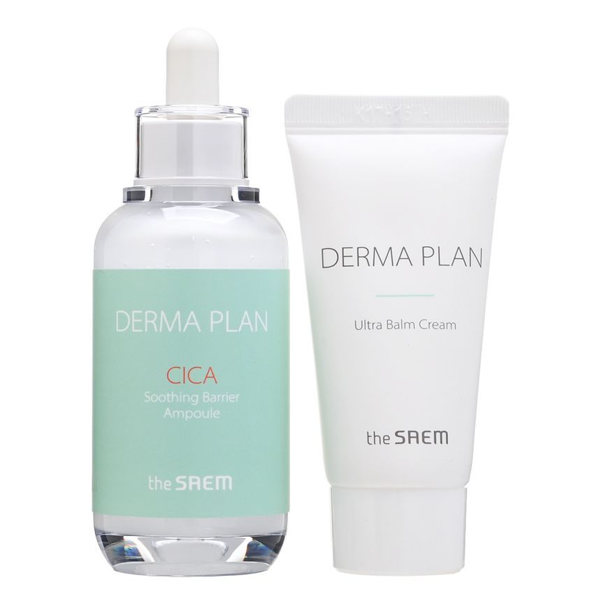 The Saem - Derma Plan Cica Soothing Barrier Ampoule Special Set, 2 pcs, 192 g, 8806164176139