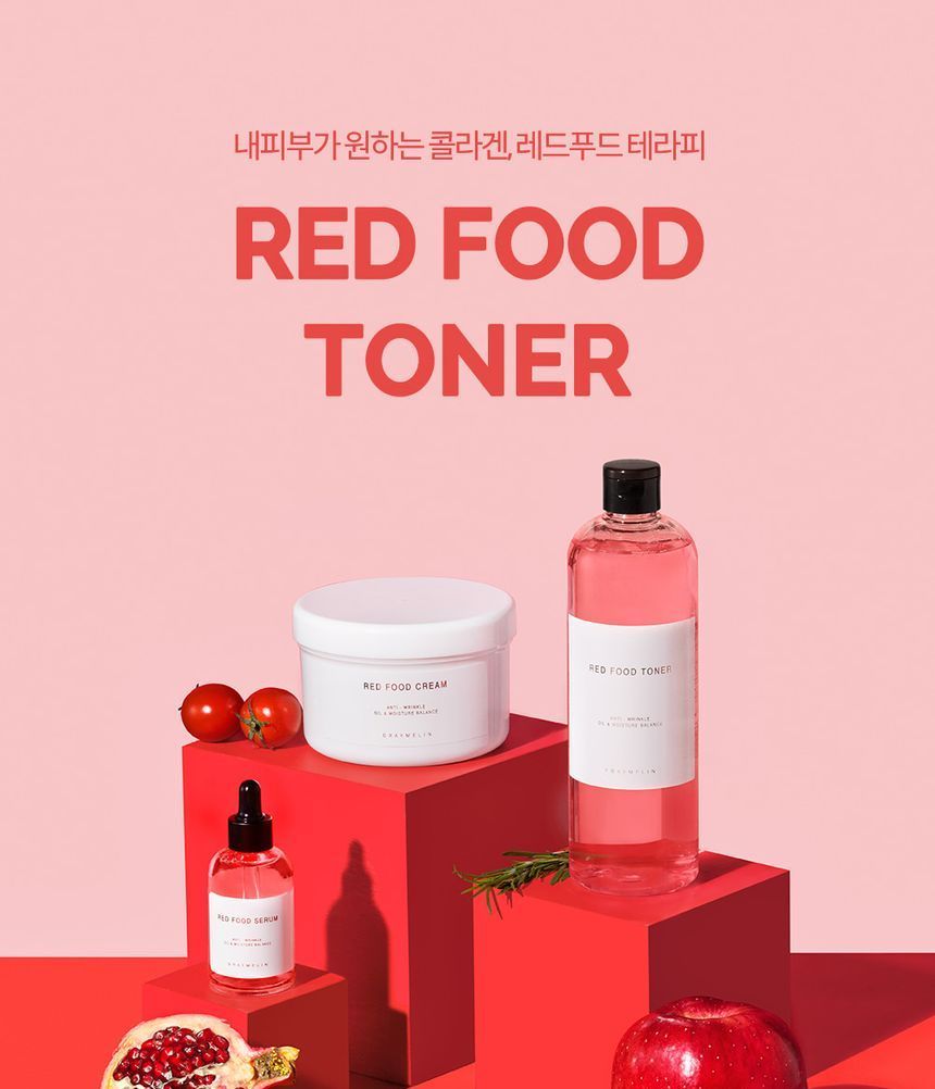 GRAYMELIN - Red Food Toner, 500ml, 549 g, 8809429957870