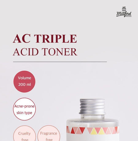 Millford - AC Triple Acid Toner, 200ml, 250 g, 8809416472300