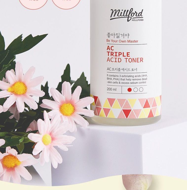 Millford - AC Triple Acid Toner, 200ml, 250 g, 8809416472300