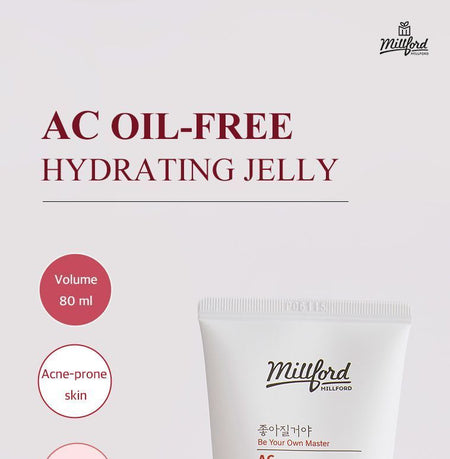 Millford - AC Oil-Free Hydrating Jelly, 80ml, 113 g, 8809416472317