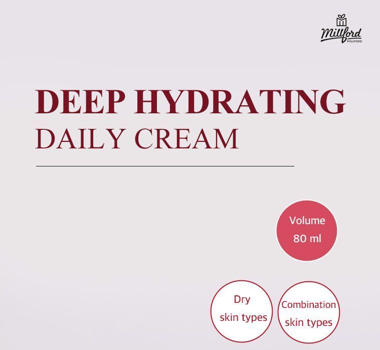 Millford - Deep Hydrating Daily Cream, 80ml, 149 g, 8809416472355