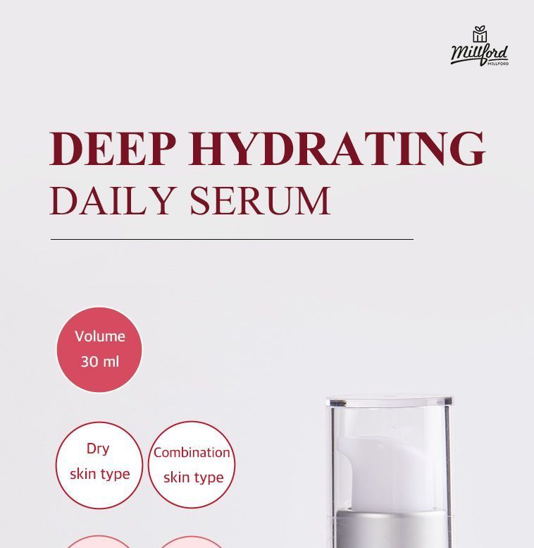 Millford - Deep Hydrating Daily Serum, 30ml, 93 g, 8809416472348