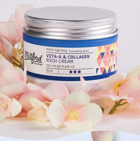 Millford - Vita A & Collagen Rich Cream, 80ml, 150 g, 8809416472393