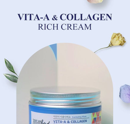 Millford - Vita A & Collagen Rich Cream, 80ml, 150 g, 8809416472393