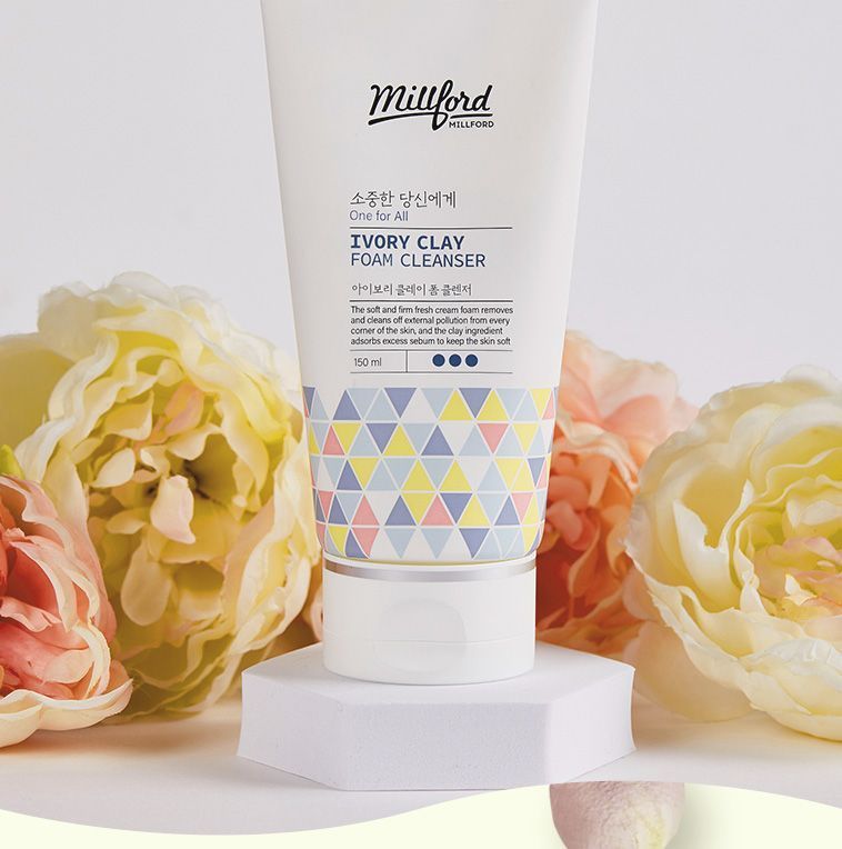Millford - Ivory Clay Foam Cleanser, 150ml, 150 g, 8809373463120