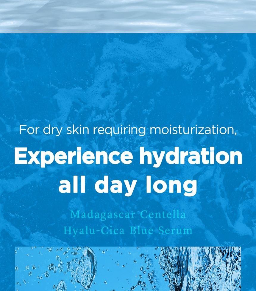 SKIN 1004 - Madagascar Centella Hyalu-Cica Blue Serum, 50ml, 196 g, 8809576260717