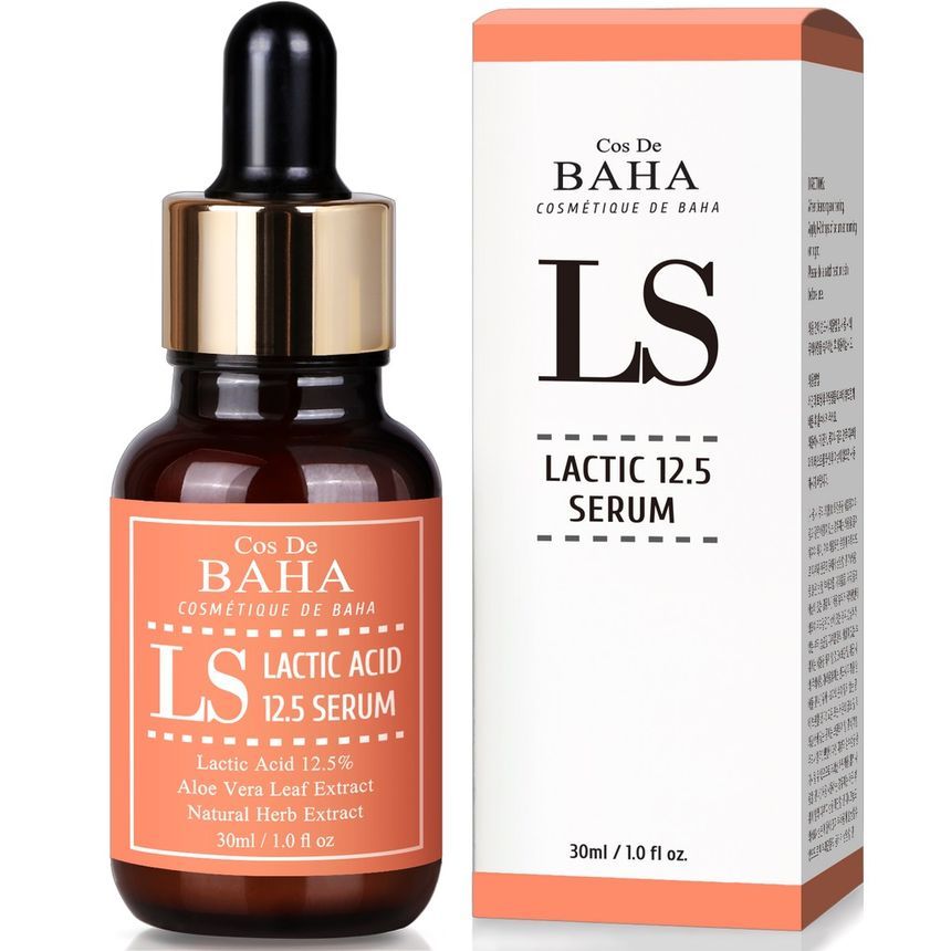 Cos De BAHA - LS Lactic Acid 12.5 Serum, 30ml, 68 g, 8809240318416
