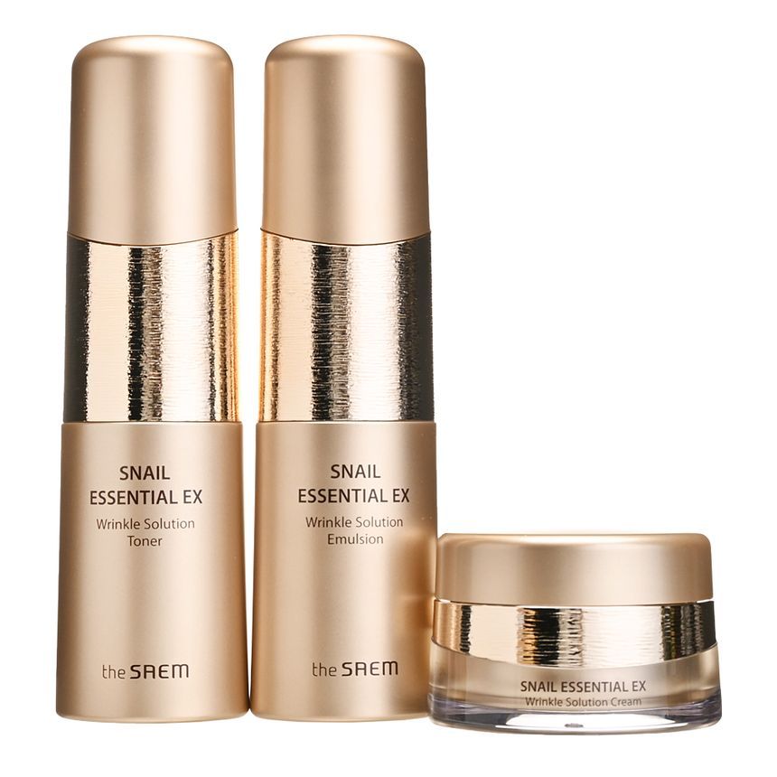 The Saem - Snail Essential EX Wrinkle Solution Skin Care 2 Set, 3 pcs, 876 g, 8806164174739