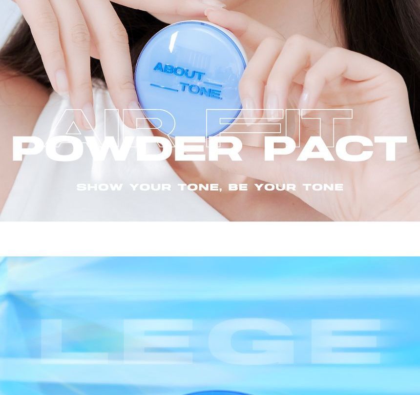 ABOUT_TONE - Air Fit Powder Pact, 8g, 56 g, 8809213803413