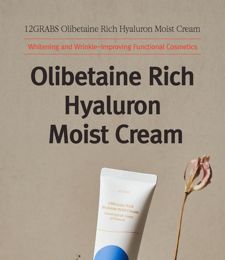 12 GRABS - Olibetaine Rich Hyaluron Moist Cream, Renewed - 70ml, 130 g, 8809836240039