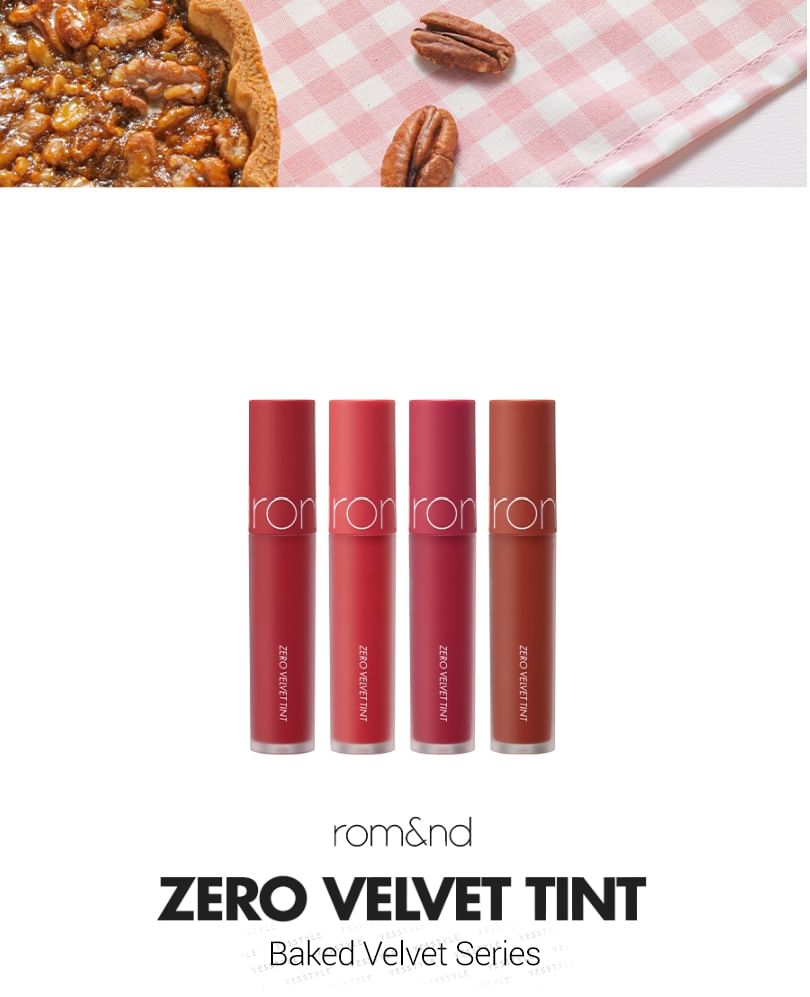 romand - Zero Velvet Tint Baked Velvet Series - 4 Colors, #15 Rusk Rusk, 29 g, 8809625241940