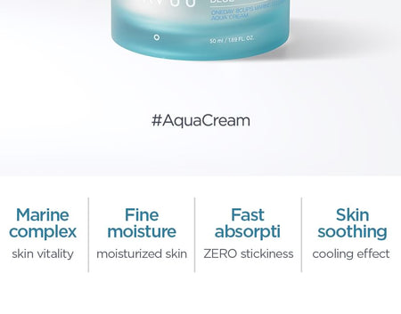 KLAVUU - Blue Pearlsation One Day 8 Cups Marine Collagen Aqua Cream 50ml, 50ml, 192 g, 8809482360419